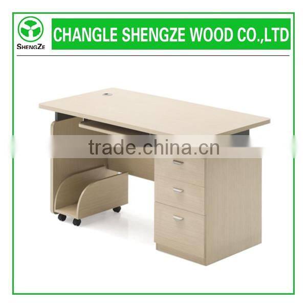 melamine wood home compute desk
