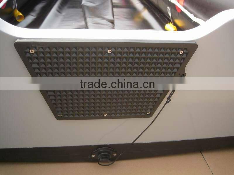 CE 2012 Hot Hypalon/Pvc selling rescue boat Aluminum floor 4.3 meter Inflatable Boat