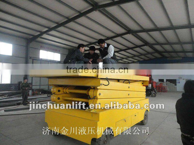 walking hydraulic used electric scissor lift