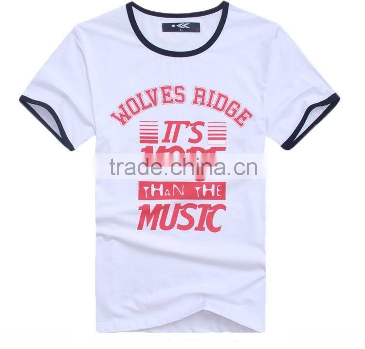 2016wholesale high quality cheap custom t-shirts for men