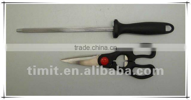 8pcs stainless steel solid handle kitchen knife