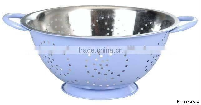 Stainless Steel colored colander