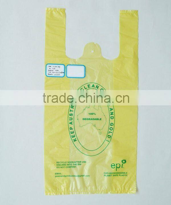 100% Cornstarch Vest Packing Bags Biodegradable