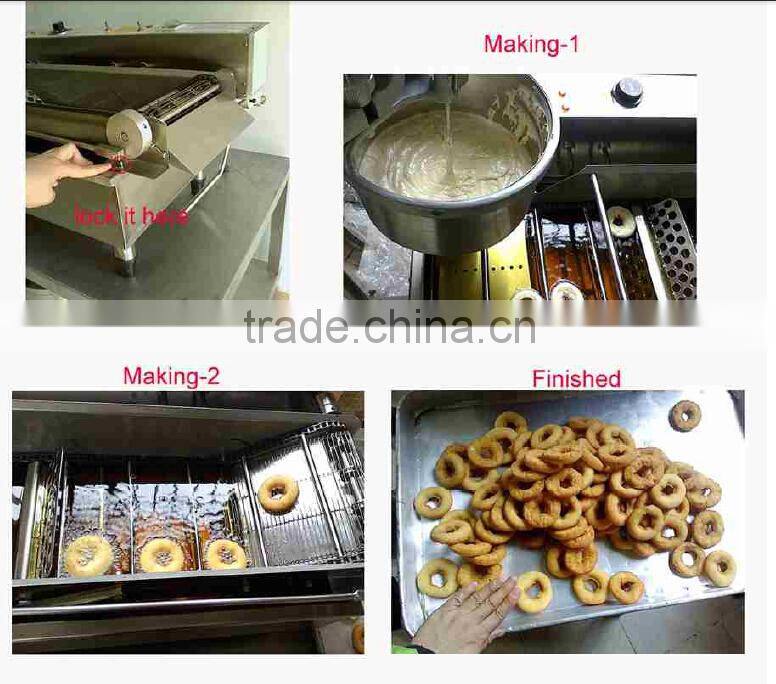 Commercial manual donut frying machine for sale
