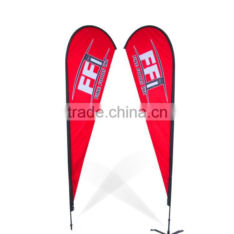 2015 New Arrival Fashion Designs Customized Roadside Feather Flex Flying Banner