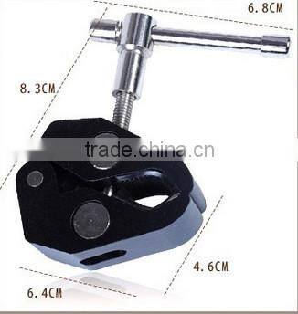 Articulating Magic Friction Arm Large-size Super Clamp Crab Pliers Clip w/ Stud Adapter 1/4" and 3/8" Included