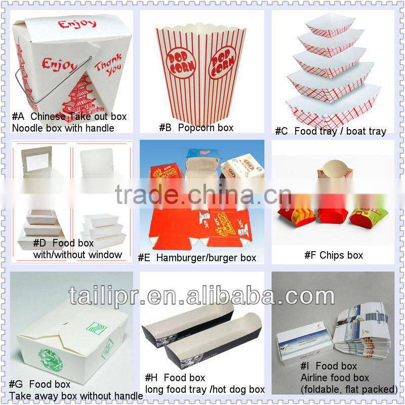 Disposable fast food serving trays with lid