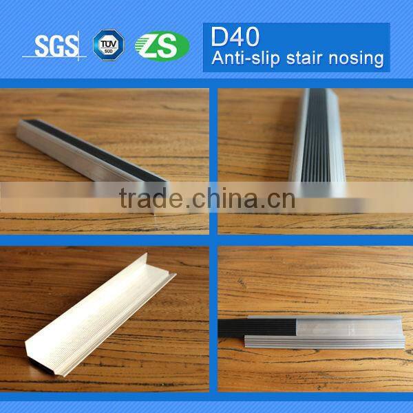 Rubber anti-slip strip/stair nosing for stairs