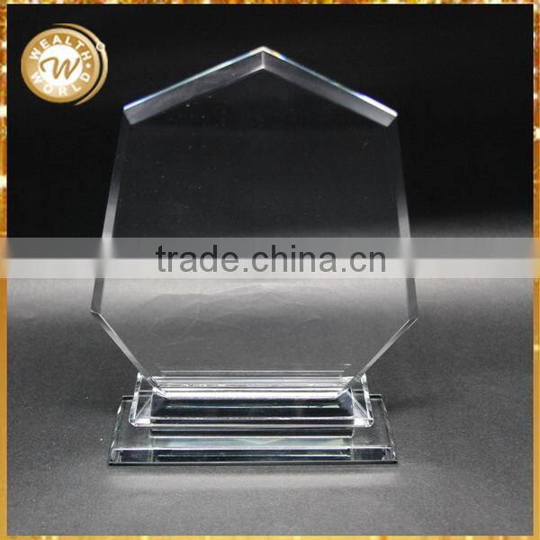 Factory promotional business crystal octagon award