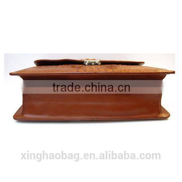 2014 Italian Style executive leather briefcase genuine leather briefcase genuine crocodile leather briefcase