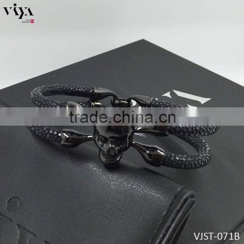 2016 HOT SALE Customized Black Jewelry Box Luxury Gift Box set with PU Pounch bag