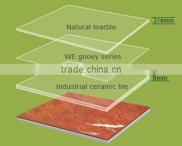 Emperador ceramic composite tiles for wall cladding and roof