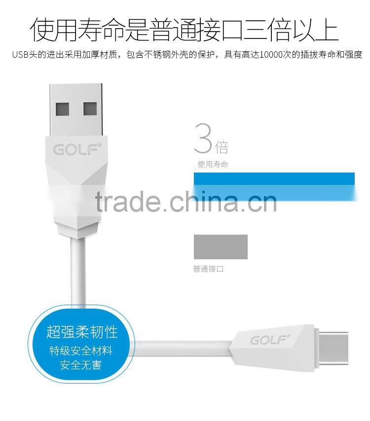 GOLF New Diamond Series Quick 1.5A 1M Charge And Data Cable For Type c Device