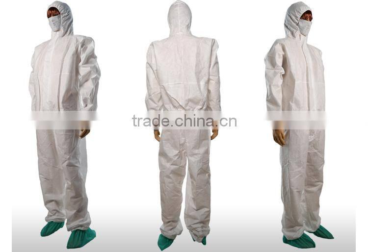 high quality disposable waterproof jumpsuit
