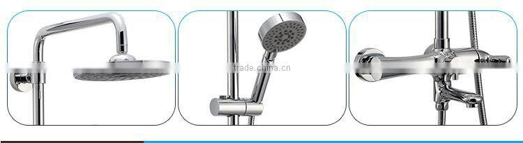 Modern Style High Quality Brass Wall Mounted Shower Faucet In Foshan
