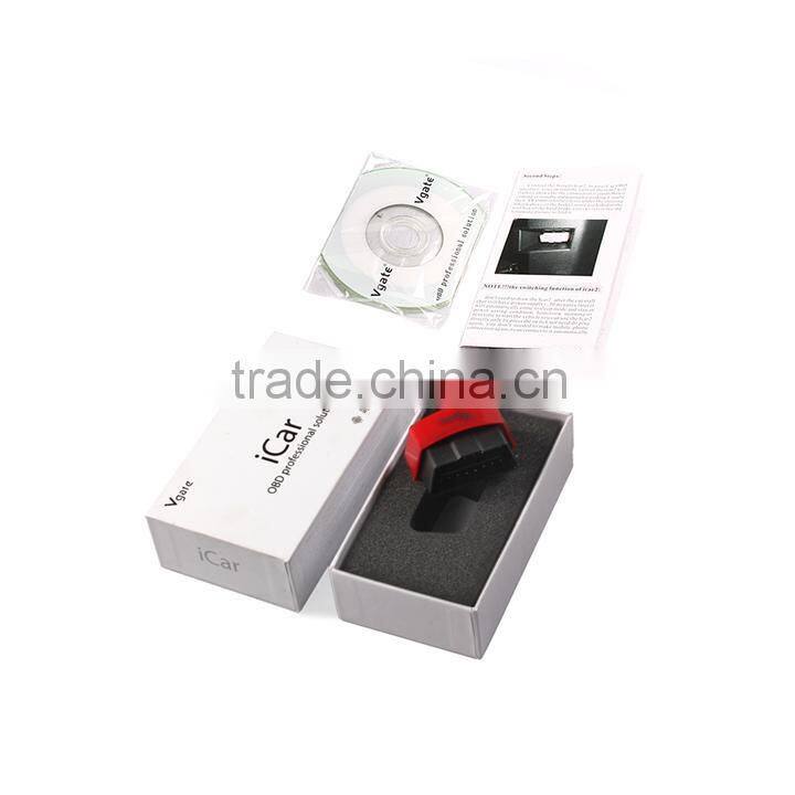 Optional 5 Colors ELM327 Vgate iCar3 Wifi Support All OBD2 Protocols +2 Years Warranty,icar3 wifi obd2 diagnostic interface -hot