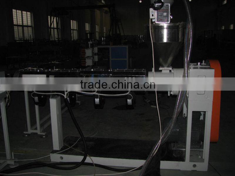 PVC braided soft hose making machine/extrusion line