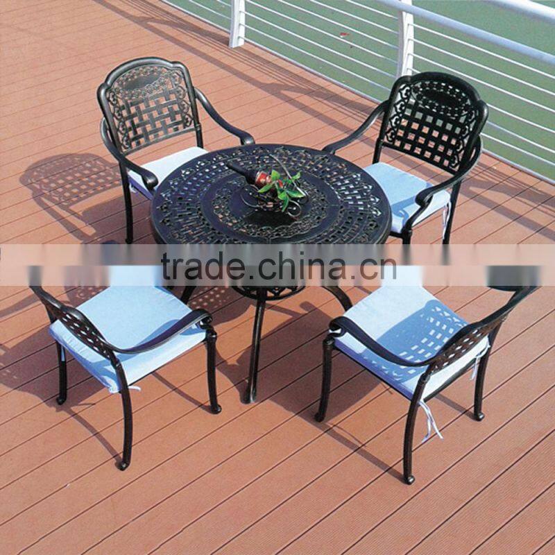 Heavy Duty All Weather Rust Free Cast Iron Outdoor Garden Bench