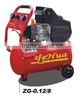 50L 2HP 1.5KW 8Bar 120L/min Direct driven piston air compressor for pumping air into tires