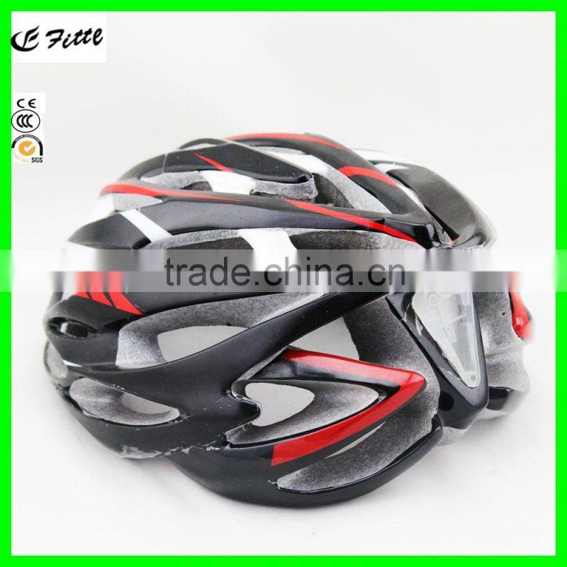 CE approved fashionable style flash lamp adult sport skating bike bicycle helmet