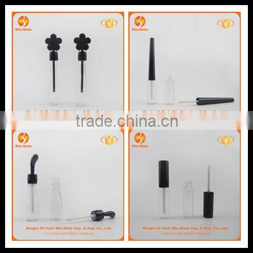 New arrival slap-up clear egelant lady use 10.5*1.4cm ABS lip gloss packaging