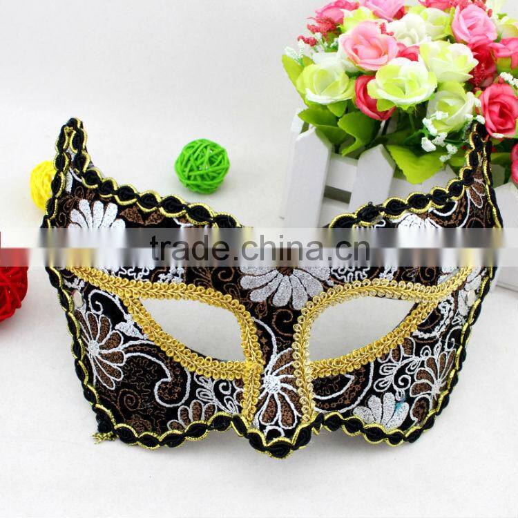 Beautify Handmade China Manufacturer Embroidery Masquerade Fox Mask