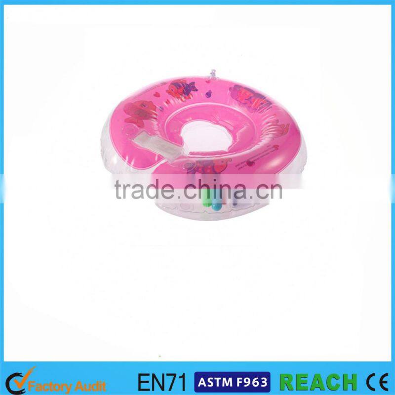 2016 cheap custom baby swimming ring inflatable swimming neck ring