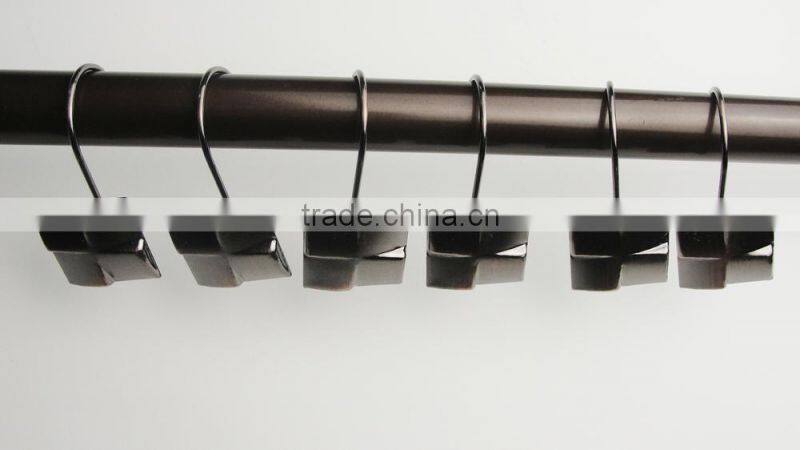 2015 Hot sale shower curtain hooks set for bathroom , best price shower curtain hooks/ custom shower curtain Hooks