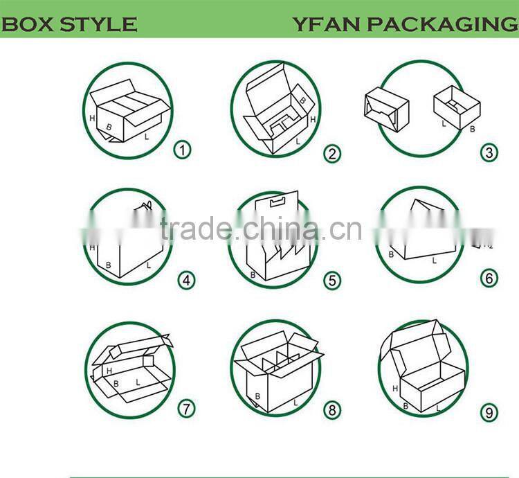 Custom Cardboard Recyclable Storage Black shoes box