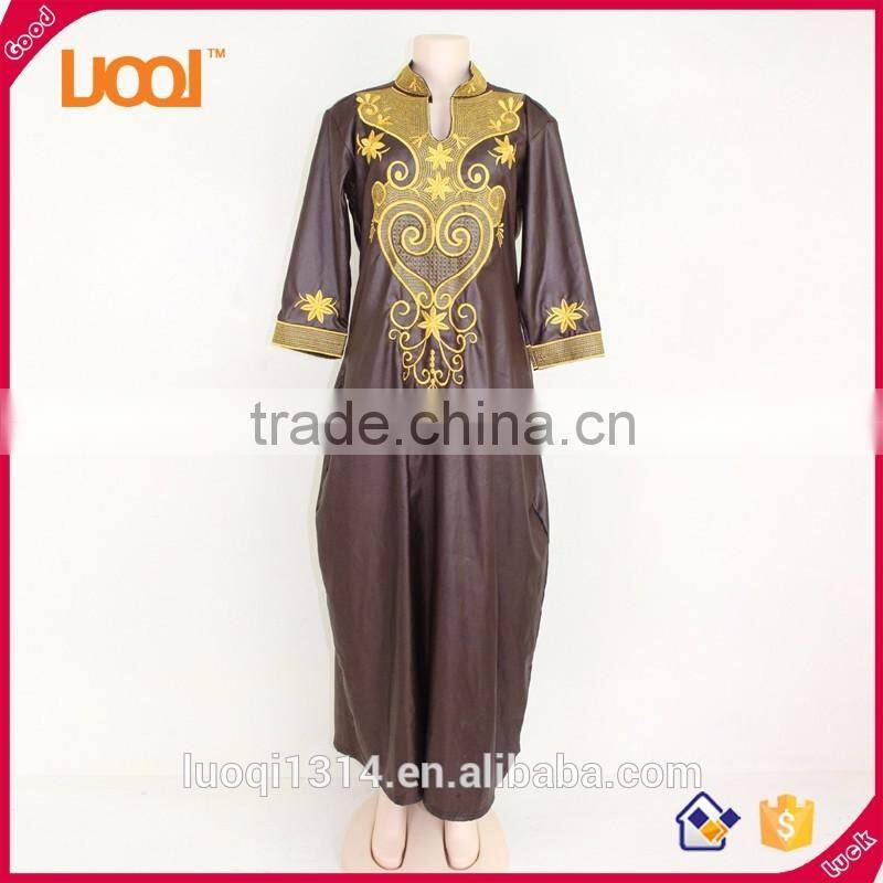 2016 small MOQ african design women long maxi dresses