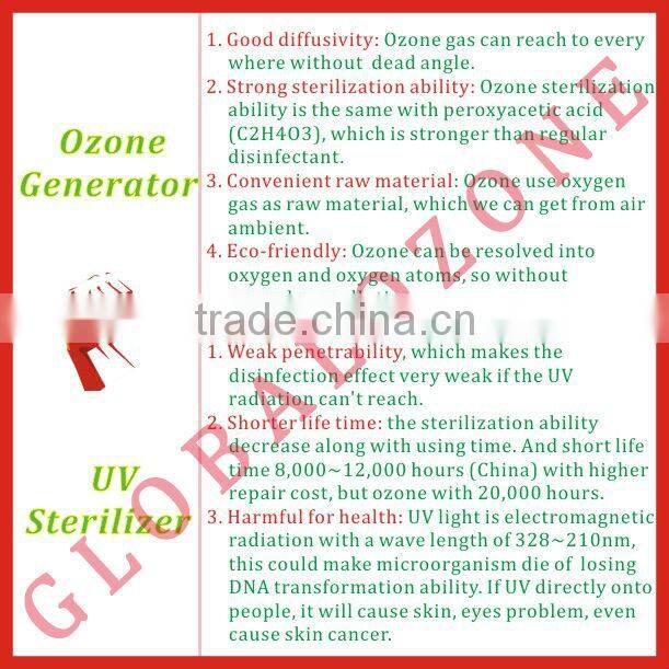 Built in oxygen concentrator ozone generator for water treatment