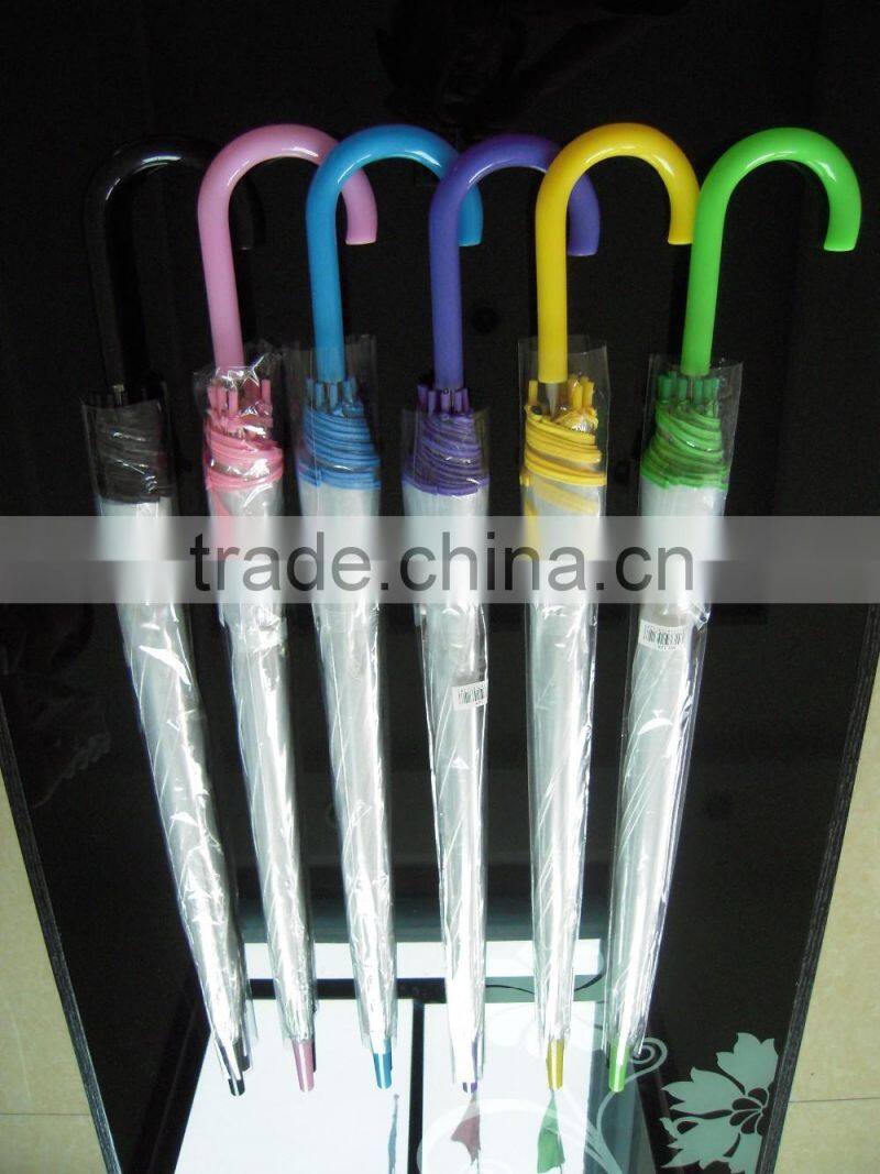 2016 PVC POE EVA apollo TRANSPARENT UMBRELLA