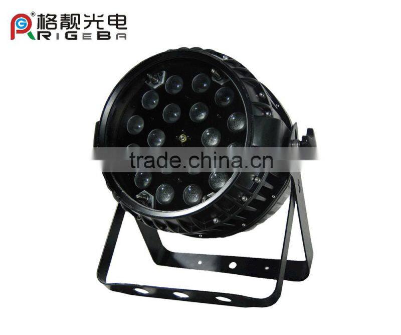 High Power LED 18x10w 4IN1 RGBW high lumen led par Zoom