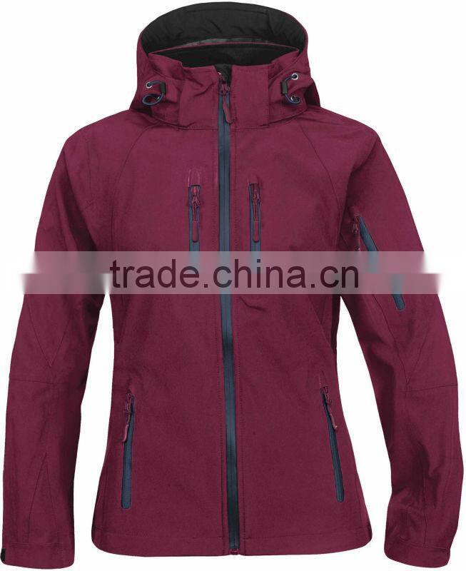 Softshell Plaid Hooded Jacket