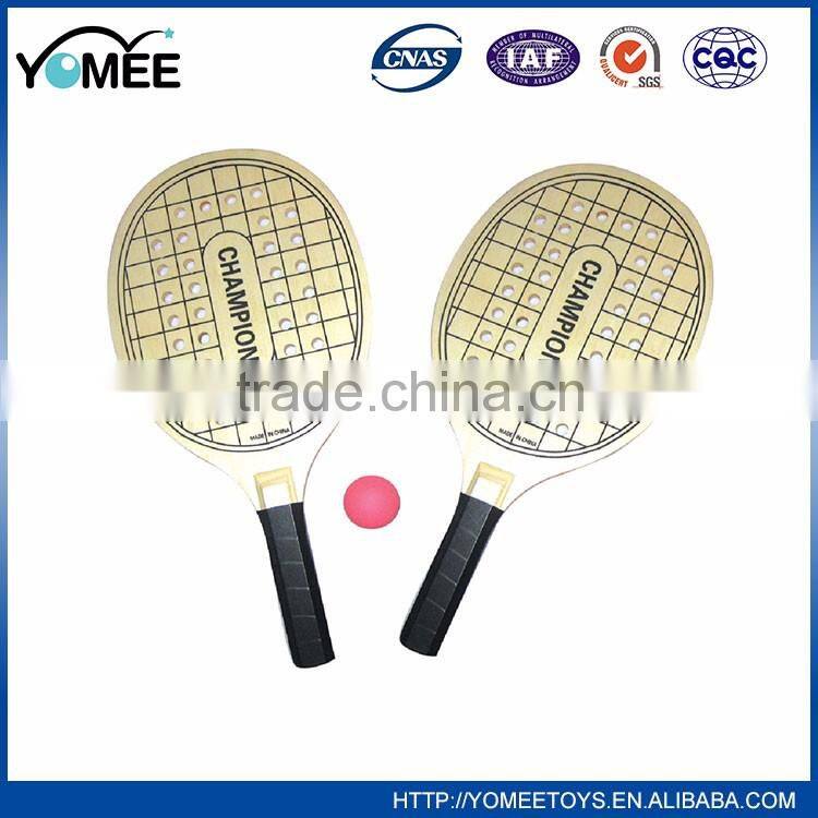 Promotional Sports Wooden beach tennis racket