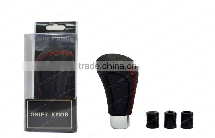 shifter knob leather/Aluminum/carbon fiber