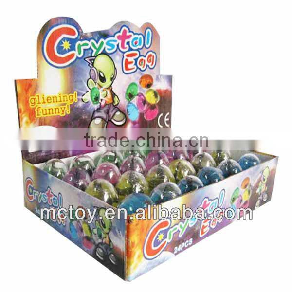Factory supplier wholesale popular Crystal Egg crystal gift crystal ball dinosaur egg crystal slime toys