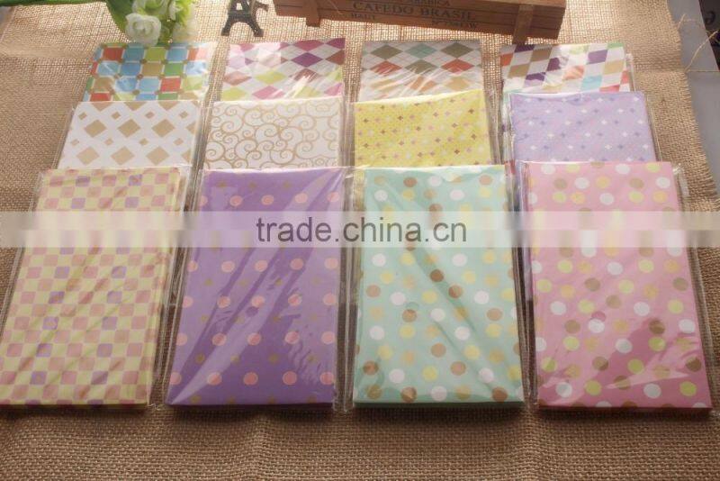 Custom Color Printed Cheap Paper Designer Wedding Money Envelope