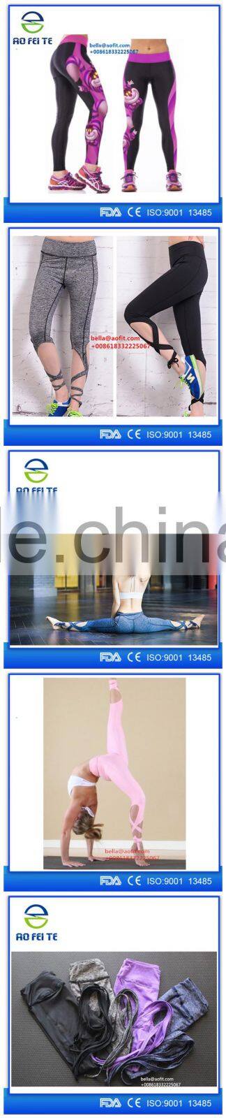Alibaba Express DressFashion High Spandex Girls Wearing Training Yoga Pants