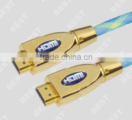 New material gold plated colorful hdmi cable,usb female hdmi male converter