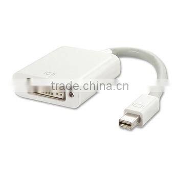 Mini DisplayPort Male to DVI/Dual Link Female Adapter cable 6in with high speed