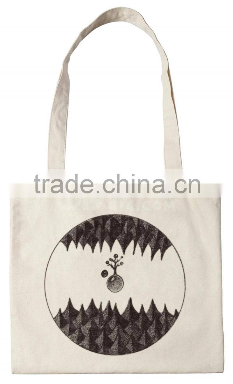 Promotional Logo Printed Custom Canvas Cotton Tote Bag