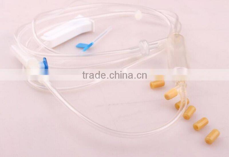 infusion set use rubber cap