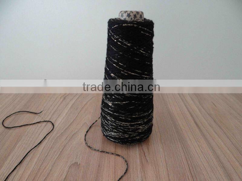Knitting Metallic yarn