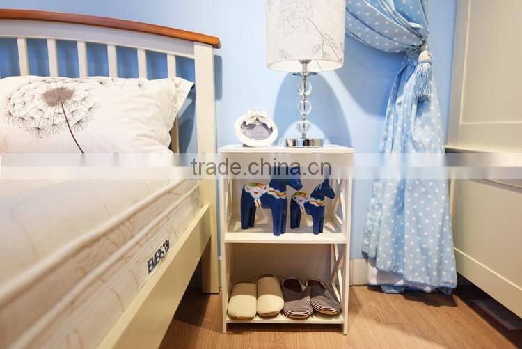 Factory direct sale cheap wooden display racks book storage shelf bedside shelf