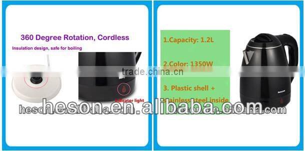 hotel room amenity Hot sale stainless steel inside electric water kettle and welcome teapot tray tea set3