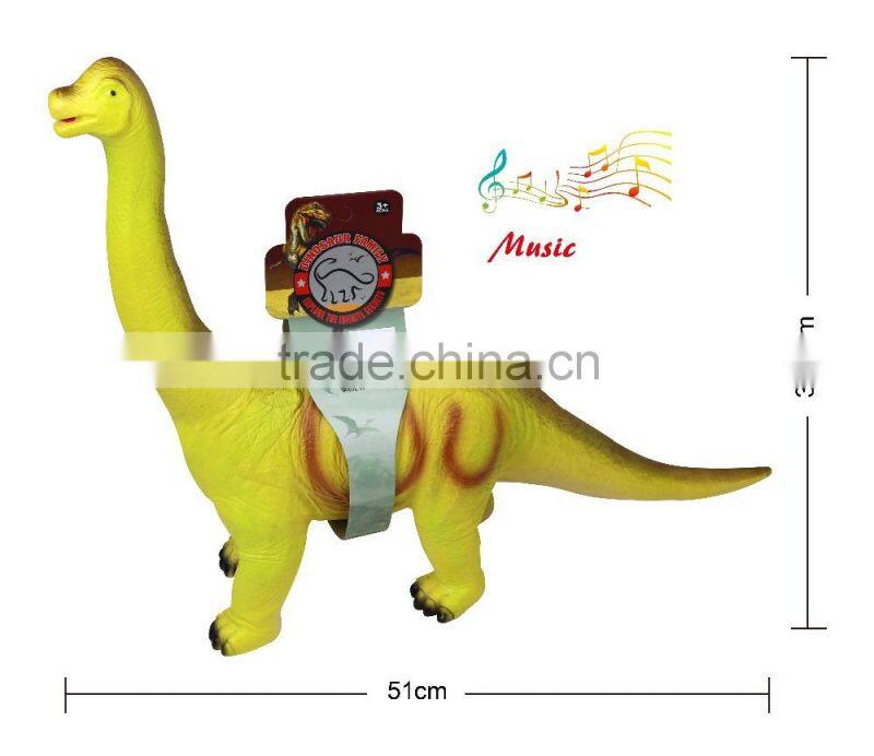 New Soft dinosaur plastic toy with sound