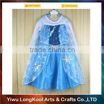 2016 Hot Selling Girls boutique princess tutu dress party dance frozen dress