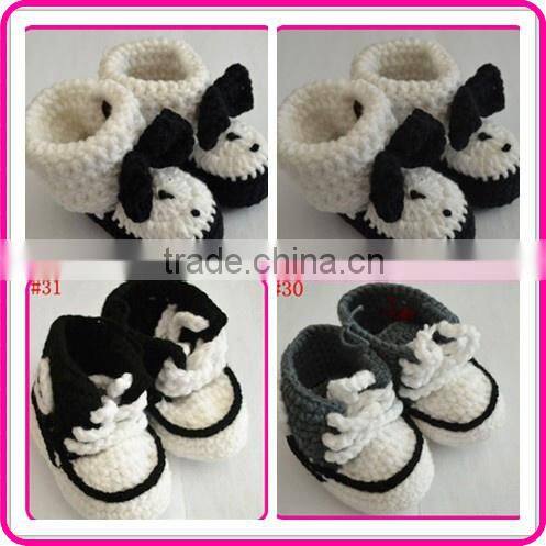 crochet knitting baby shoes for 0-12 month baby