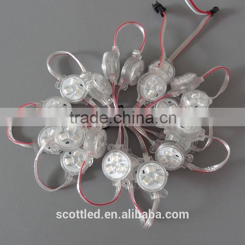 hot selling Outdoor IP67 led dot light ws2801 30mm